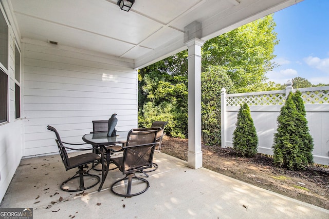 111 Point View Dr, Canton, GA 30114 - view of patio / terrace