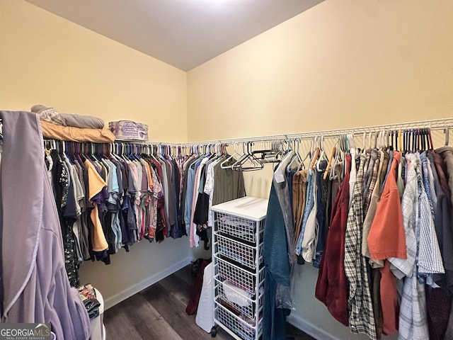 235 Pirkle Ct, Cumming, GA 30040 - walk in closet with wood finished floors