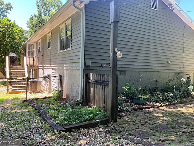 2832 Jordan Forest Trl NW, Lawrenceville, GA 30044 - view of side of property with stairs