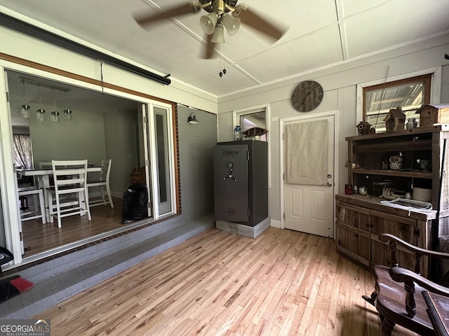 1408 Main St, Perry, GA 31069 - interior space with wood finished floors and baseboards