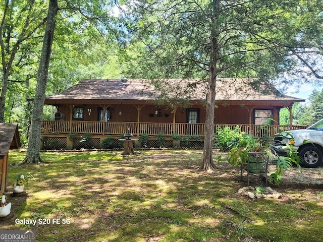 1904 S State Line Rd, Lagrange, GA 30240 - view of front of home with a porch