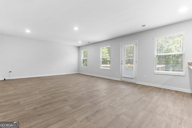 155 Shetland Pines Dr, Macon, GA 31216 - unfurnished room featuring wood finished floors and recessed lighting