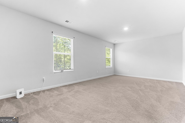 155 Shetland Pines Dr, Macon, GA 31216 - spare room with light carpet and recessed lighting