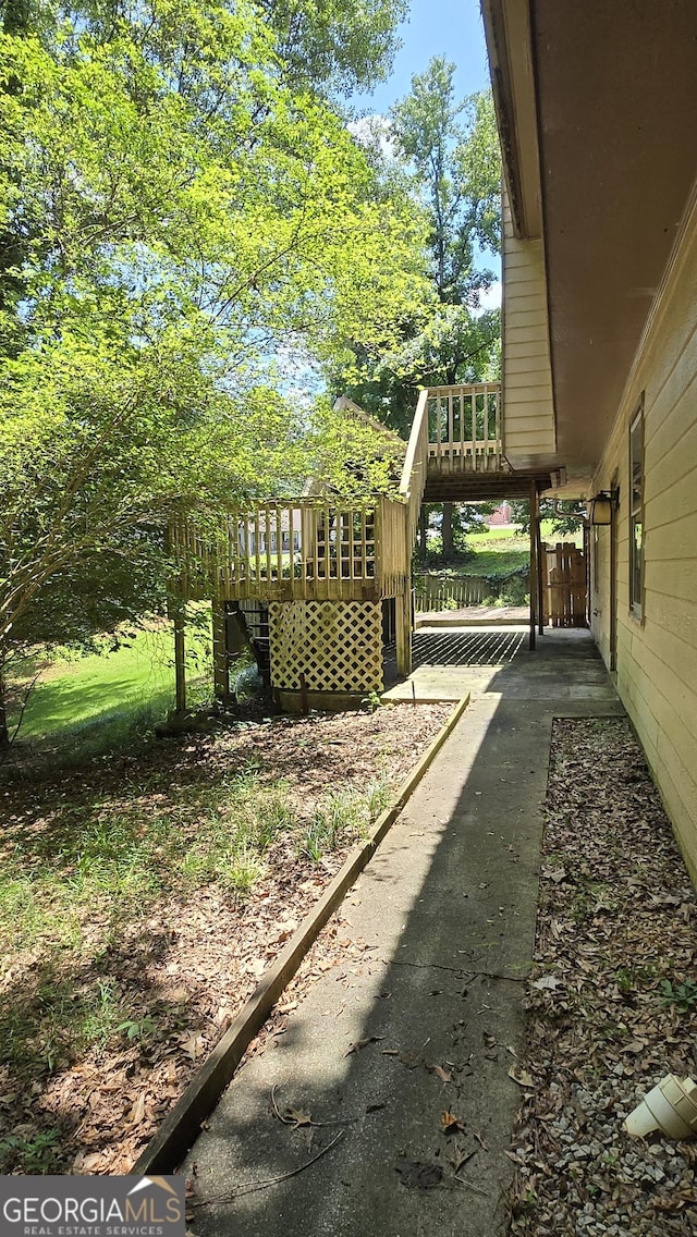 1448 SE Hillside Pl, Conyers, GA 30094 - view of yard featuring stairs
