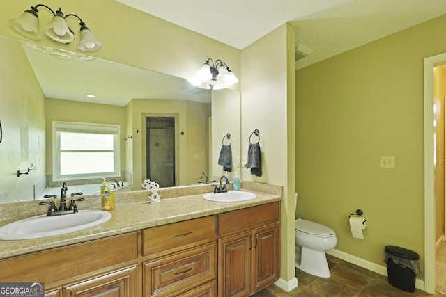 233 S Sheffield St, Kingsland, GA 31548 - full bathroom with double vanity and a shower stall