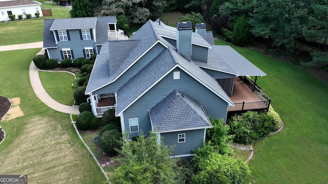 200 Chaparral Trce, Tyrone, GA 30290 - aerial view of property and surrounding area