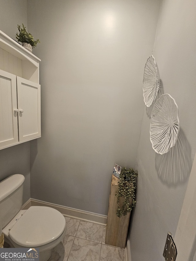 200 Chaparral Trce, Tyrone, GA 30290 - half bath with marble finish floors and toilet