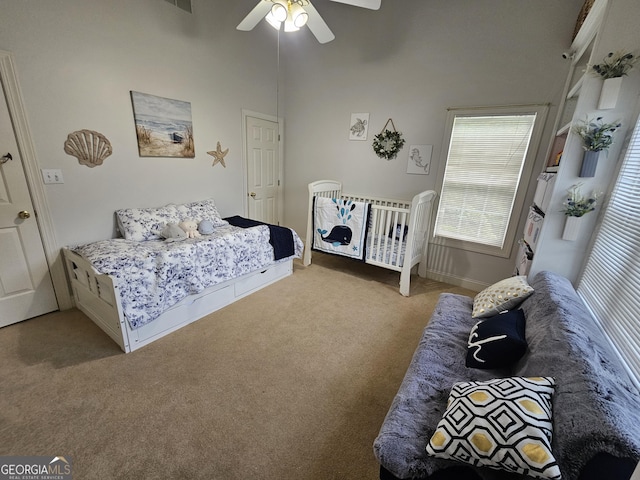 200 Chaparral Trce, Tyrone, GA 30290 - bedroom with carpet and ceiling fan