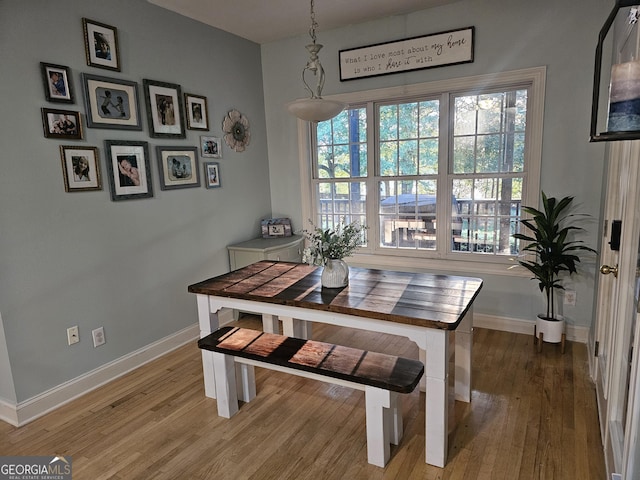 200 Chaparral Trce, Tyrone, GA 30290 - dining space featuring wood finished floors and healthy amount of natural light