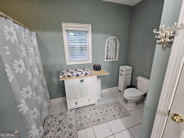 200 Chaparral Trce, Tyrone, GA 30290 - bathroom featuring tile patterned floors and a shower with shower curtain