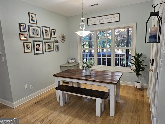 200 Chaparral Trce, Tyrone, GA 30290 - dining room with baseboards and light wood-type flooring