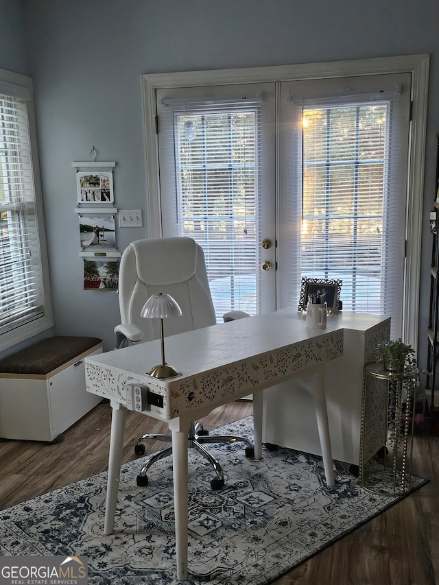 200 Chaparral Trce, Tyrone, GA 30290 - office space featuring wood finished floors and plenty of natural light