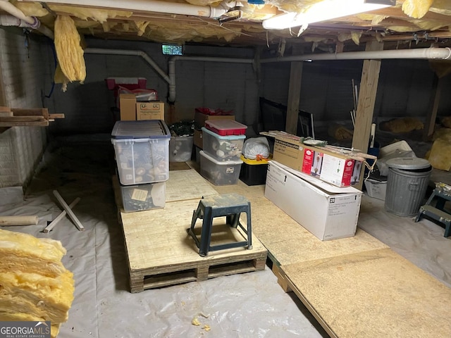 200 Chaparral Trce, Tyrone, GA 30290 - view of unfinished basement