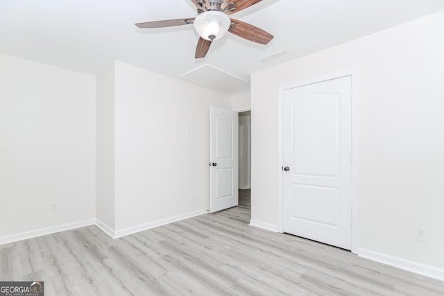 2023 Jameson Cir, Lawrenceville, GA 30043 - unfurnished room with light wood-type flooring and a ceiling fan