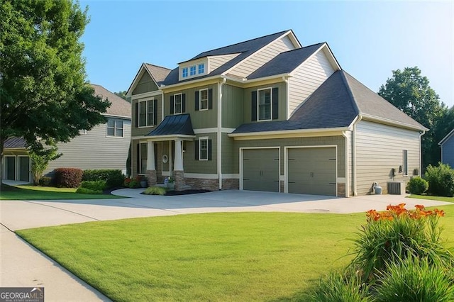 730 Midway, Canton, GA 30114 - craftsman inspired home featuring driveway, a front lawn, and an attached garage