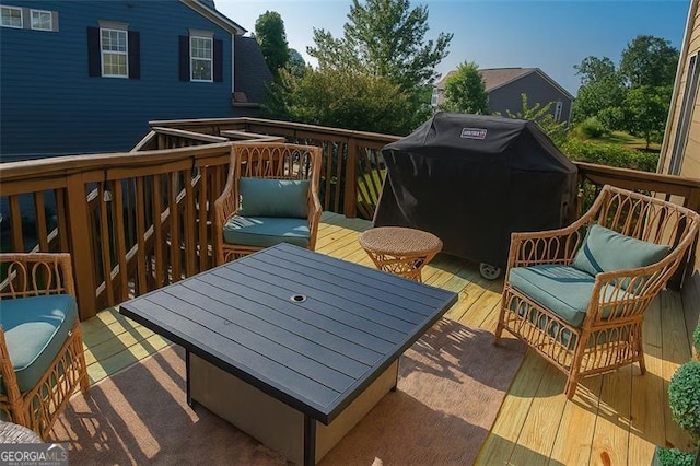 730 Midway, Canton, GA 30114 - deck with area for grilling