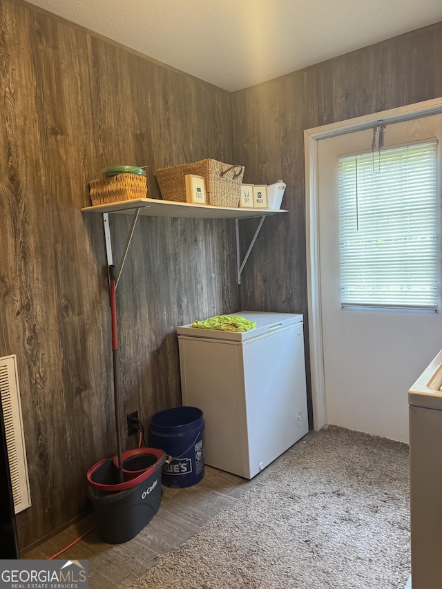 92 Graham Ln, Claxton, GA 30417 - washroom featuring wood walls