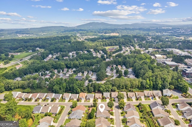 3804 Tattenhall Dr, Cumming, GA 30040 - aerial view of property and surrounding area with nearby suburban area and a mountainous background