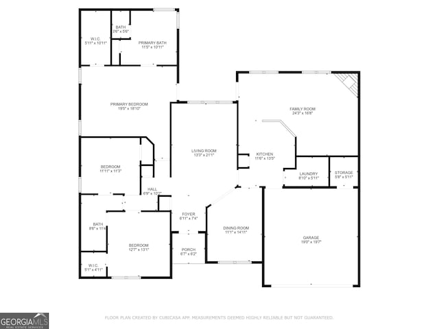 499 Running Doe Ct, Suwanee, GA 30024 - view of floor plan / room layout