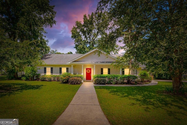 21 Hardwood Forest Cir, Brunswick, GA 31525 - view of front of home with a front lawn
