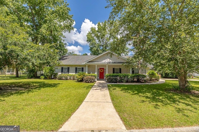 21 Hardwood Forest Cir, Brunswick, GA 31525 - view of front of home featuring a front lawn
