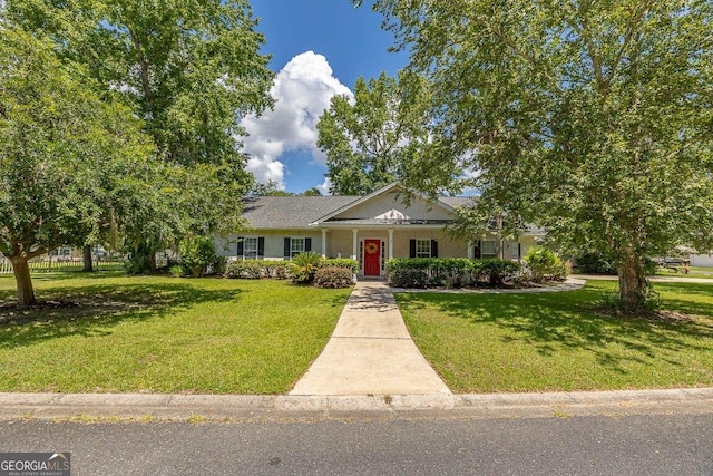 21 Hardwood Forest Cir, Brunswick, GA 31525 - view of front of home featuring a front lawn