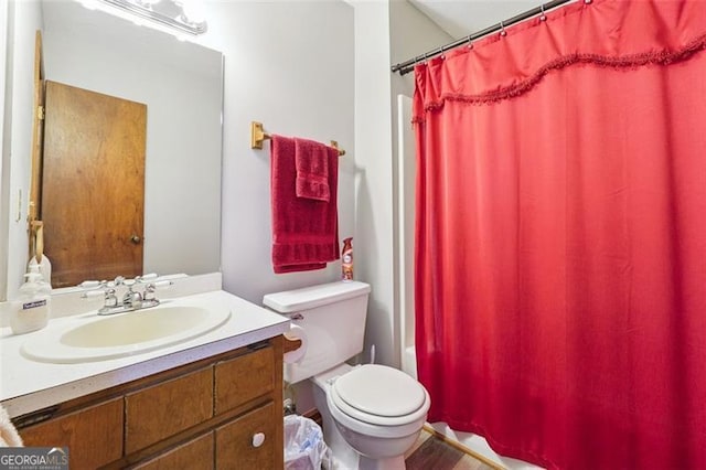 1159 Midland Dr NW, Acworth, GA 30102 - full bath with vanity and shower / tub combo