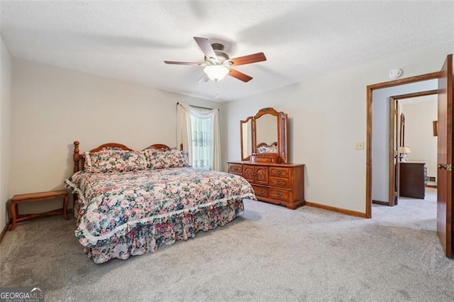 1159 Midland Dr NW, Acworth, GA 30102 - bedroom with light colored carpet and ceiling fan