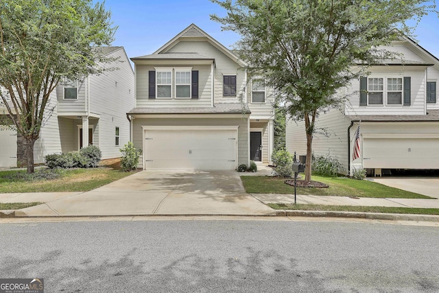 209 Merritt Cir, Newnan, GA 30263 - view of front of home with a garage and driveway
