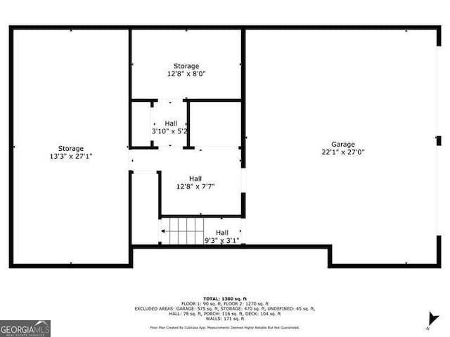 80 Jacob, Rockmart, GA 30153 - view of floor plan / room layout