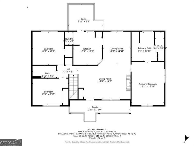 80 Jacob, Rockmart, GA 30153 - view of property floor plan