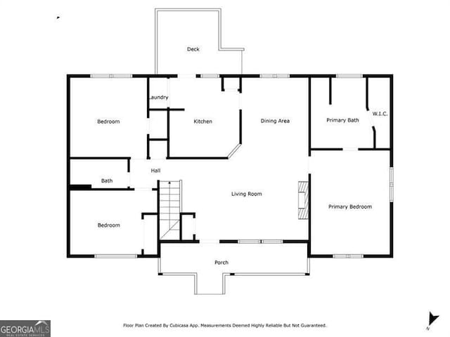 80 Jacob, Rockmart, GA 30153 - view of property floor plan