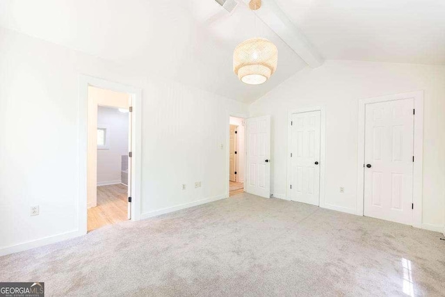 321 Riverbend Ct, Macon, GA 31211 - unfurnished bedroom with carpet floors, two closets, and ensuite bath