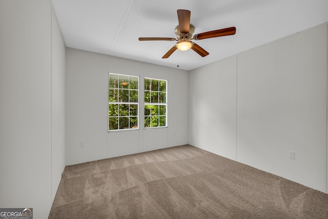 489 Berkeley Rd, Carlton, GA 30627 - carpeted spare room with ceiling fan