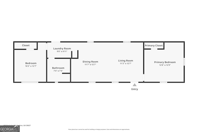 489 Berkeley Rd, Carlton, GA 30627 - view of room layout