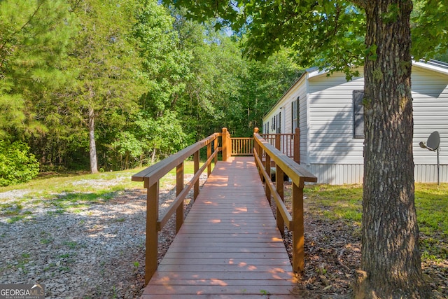 489 Berkeley Rd, Carlton, GA 30627 - view of wooden deck