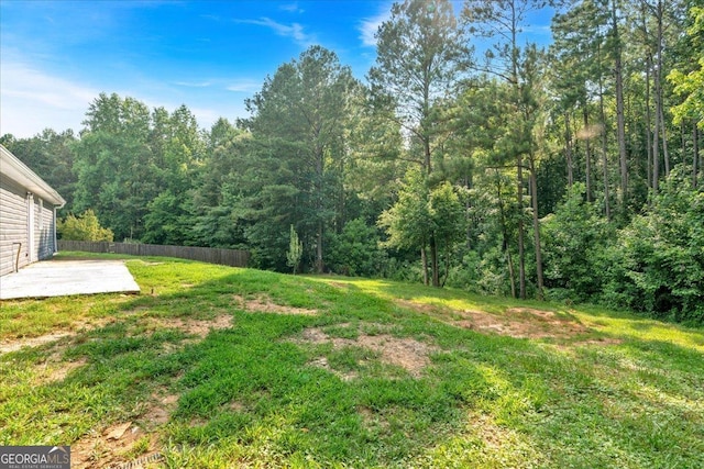 69 Southern Trace Way, Rockmart, GA 30153 - view of yard with a patio area and a forest view