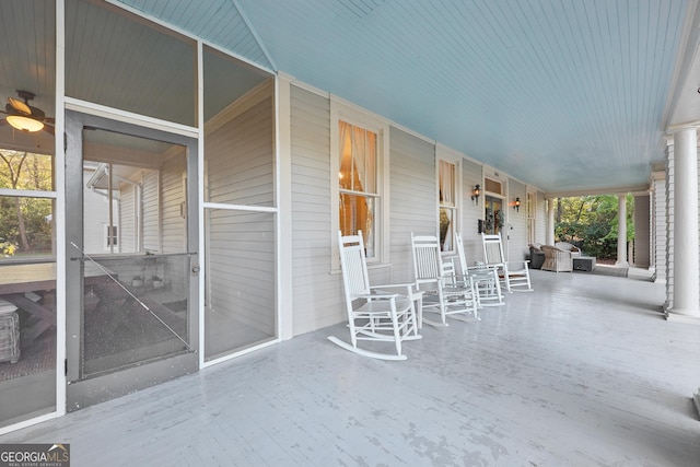 365 Seavy St, Senoia, GA 30276 - view of covered porch