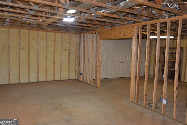 195 Twin Oaks Dr, Hampton, GA 30228 - view of unfinished basement