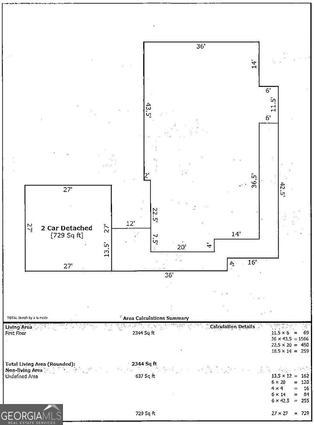 195 Twin Oaks Dr, Hampton, GA 30228 - view of home floor plan