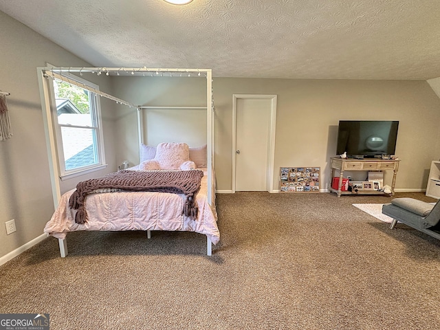 1501 E Main St, Hogansville, GA 30230 - carpeted bedroom featuring a textured ceiling and baseboards
