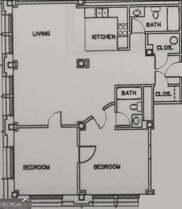 20 Marietta St NW Apt 9B, Atlanta, GA 30303 - view of floor plan / room layout