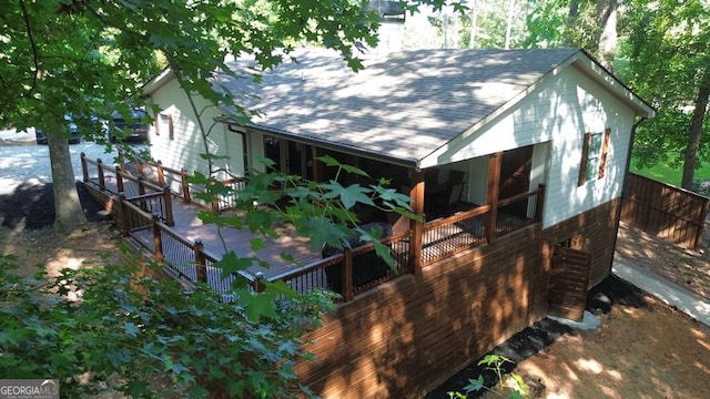 109 Windsong Way, Westminster, SC 29693 - view of side of home with a shingled roof and stairway