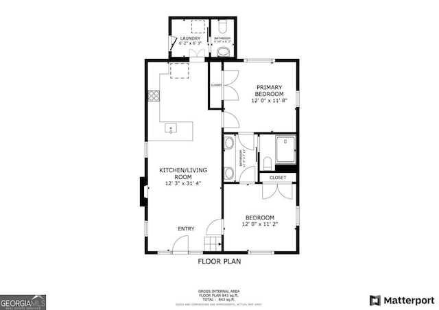 1016 Seiler Ave, Savannah, GA 31401 - view of property floor plan