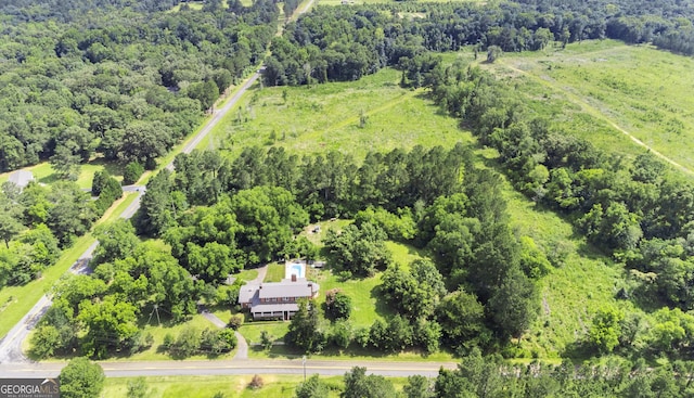 2540 Sugar Hill Rd, Unadilla, GA 31091 - bird's eye view of a heavily wooded area
