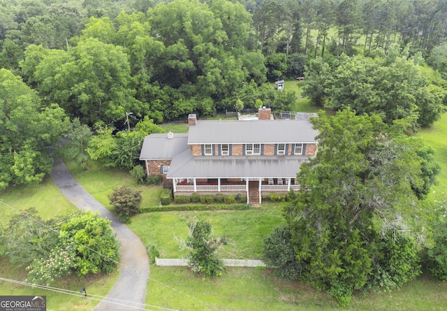 2540 Sugar Hill Rd, Unadilla, GA 31091 - view of subject property featuring a forest