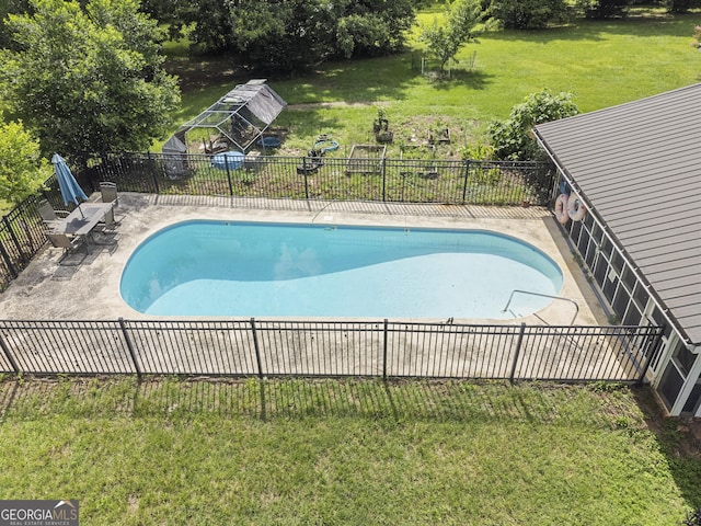 2540 Sugar Hill Rd, Unadilla, GA 31091 - view of pool featuring a patio
