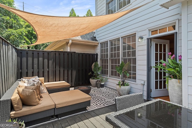 196 Mystic Ct, Atlanta, GA 30342 - view of deck