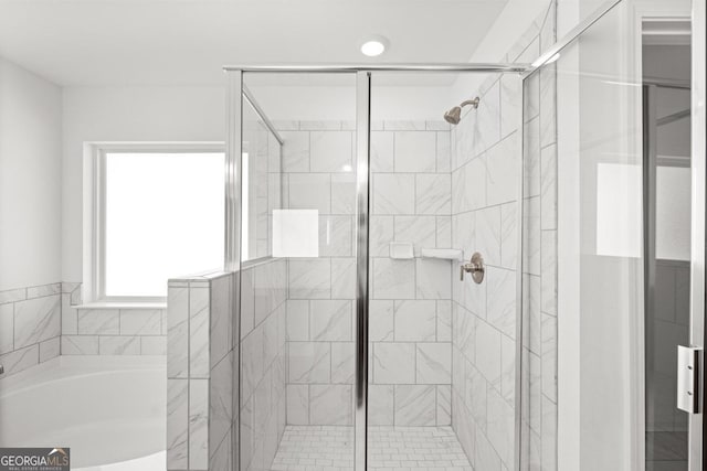 683 Edgar, Hampton, GA 30228 - full bathroom featuring a bath and a shower stall