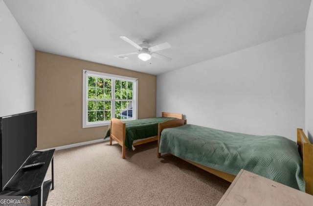 3737 Falls Trl, Winston, GA 30187 - bedroom with carpet and a ceiling fan